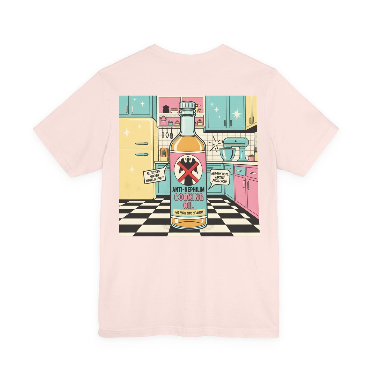 Retro Kitchen Pop Art Anti Nephilim T Shirt - Kirk Ave. Apparel