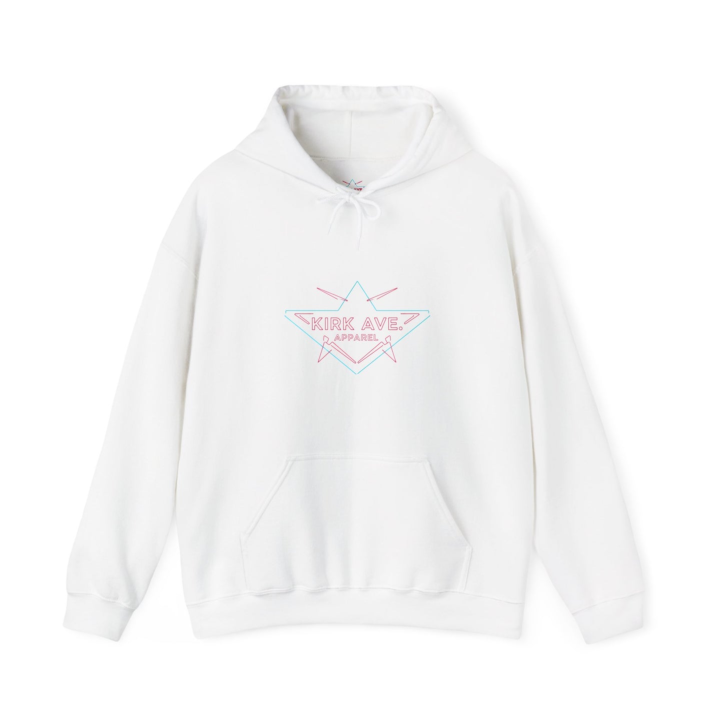 80s Neon Nightclub Anti Nephilim Hoodie - Kirk Ave. Apparel