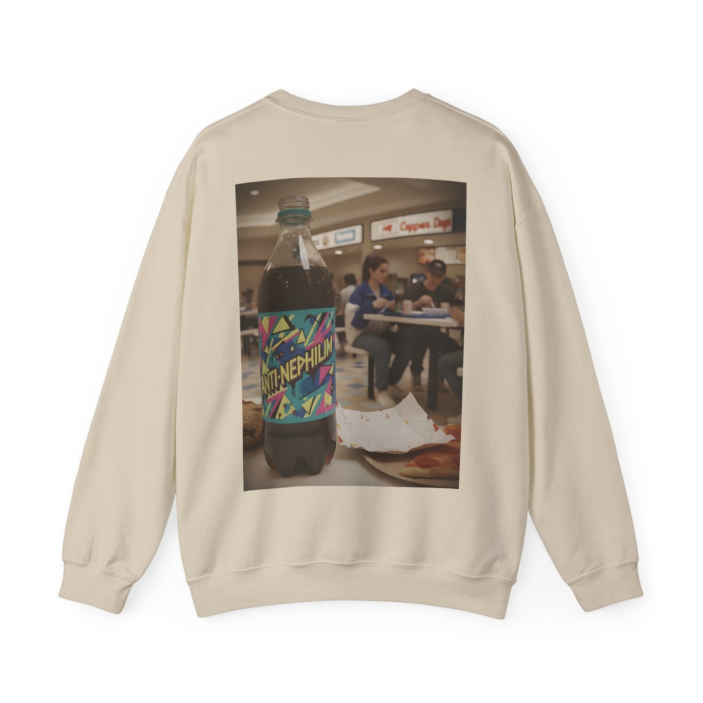 Kirk Ave. Apparel Graphic Logo Anti Nephilim Soda Sweatshirt