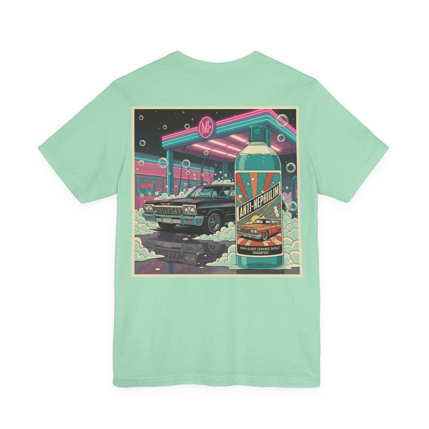 Retro Anti Nephilim Car Wash T Shirt - Kirk Ave. Apparel